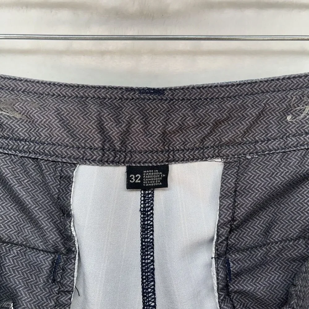 O’Neill Hybrid Shorts Men’s Sz 32 Quick Dry Swim Striped Coastal Beach‎